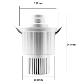 Powerful 80W LED Logo Projector: HD Lens, OSRAM LED, Remote Control-JINGYU OPTOELEC