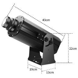 Dynamic 200W Water Wave Wall Light Outdoor IP65 Waterproof Led Water Effect Projector-JINGYU OPTOELEC
