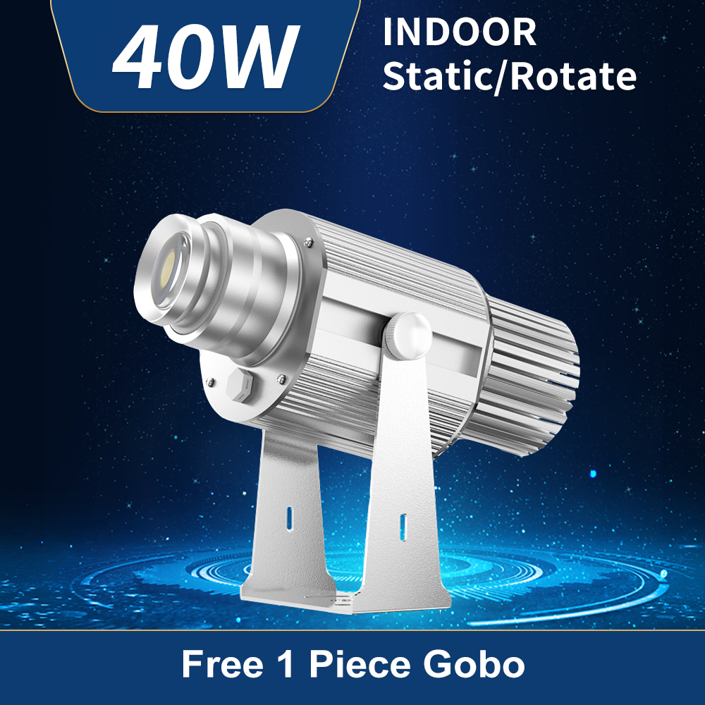 Versatile 40W LED Gobo Projector - Custom Christmas Decor Glass Gobo-JINGYU OPTOELEC