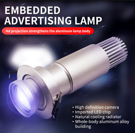 High-Performance 100W Indoor Logo Projector: HD Lens, OSRAM LED, Remote Control-JINGYU OPTOELEC