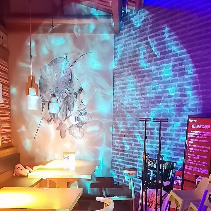 Dynamic 200W Water Wave Wall Light Outdoor IP65 Waterproof Led Water Effect Projector-JINGYU OPTOELEC