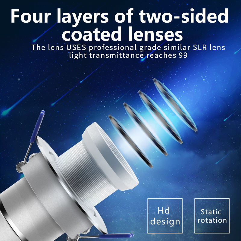 Powerful 80W LED Logo Projector: HD Lens, OSRAM LED, Remote Control-JINGYU OPTOELEC