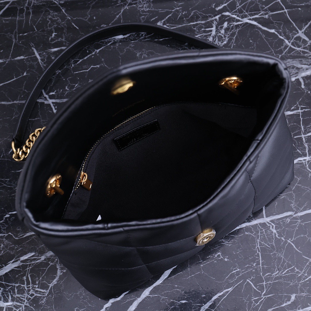 YSL PUFFER TOY BAG IN QUILTED LAMBSKIN