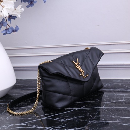 YSL PUFFER TOY BAG IN QUILTED LAMBSKIN