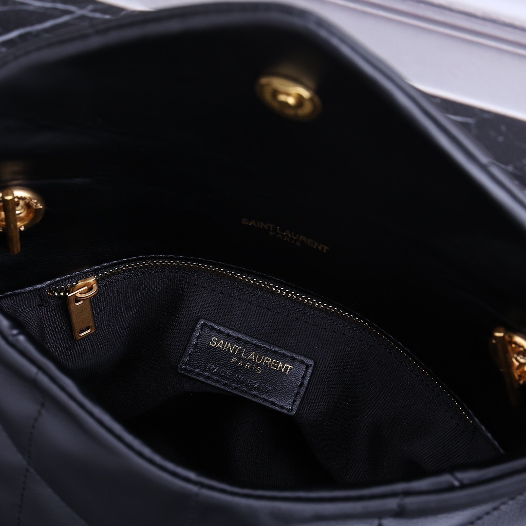 YSL PUFFER TOY BAG IN QUILTED LAMBSKIN