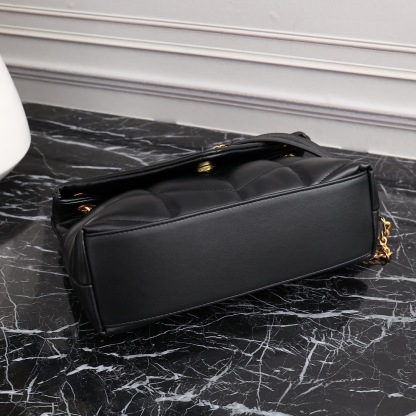 YSL PUFFER SMALL CHAIN BAG IN QUILTED LAMBSKIN