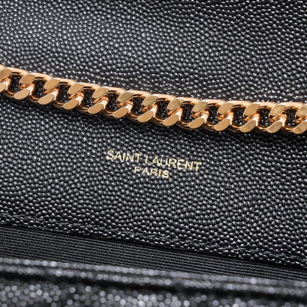 YSL ENVELOPE SMALL BAG IN MIX MATELASSÉ GRAIN DE POUDRE EMBOSSED LEATHER