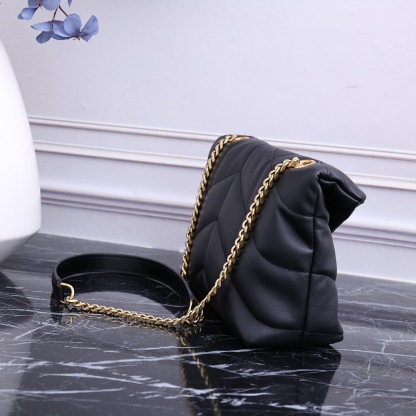 YSL PUFFER TOY BAG IN QUILTED LAMBSKIN