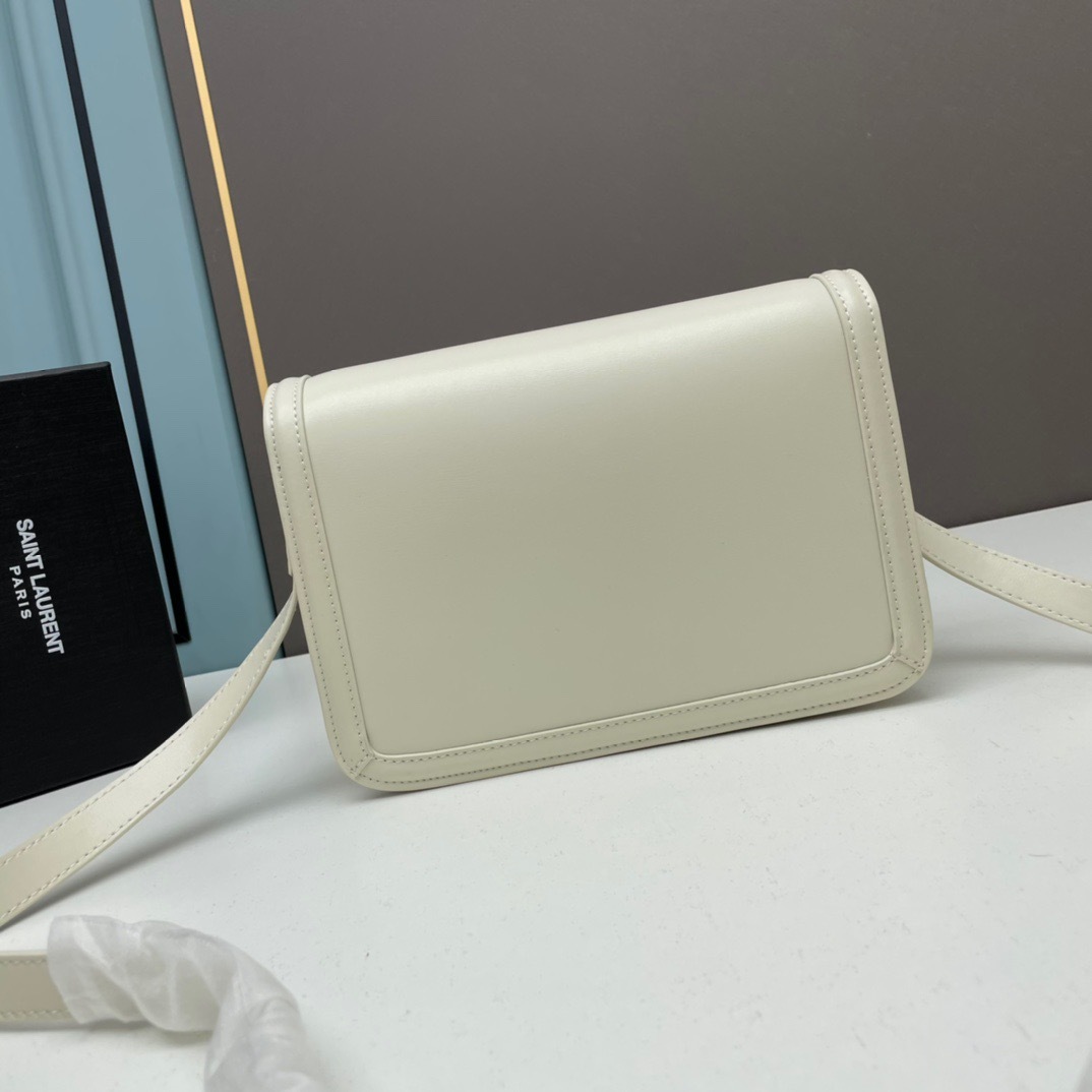 YSL SOLFERINO MEDIUM SATCHEL IN BOX SAINT LAURENT LEATHER