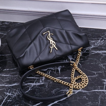 YSL PUFFER TOY BAG IN QUILTED LAMBSKIN