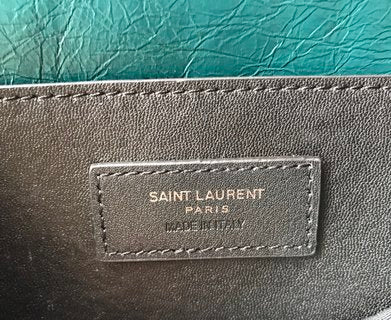 YSL NIKI BABY CHAIN BAG IN CRINKLED VINTAGE LEATHER
