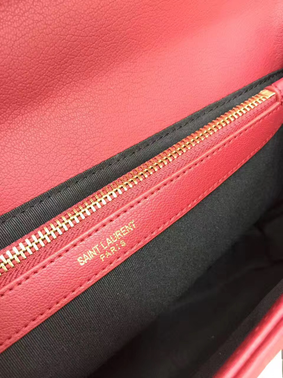 YSL College Large Quilted Leather Bag