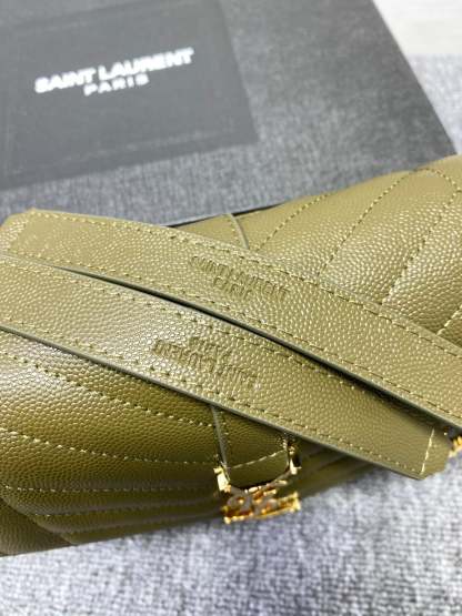 YSL  Envelope Medium Bag In Mix Matelasse Grain  De Poudre Embossed Leather