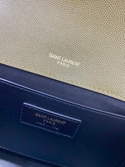 YSL  Envelope Medium Bag In Mix Matelasse Grain  De Poudre Embossed Leather