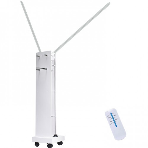 Dental Lab Equipment UV Sterilizer 300W High Power Mobile UVC Disinfection Lampe UV Ultraviolet Light Sterilizer Trolley with Radar Sensors
