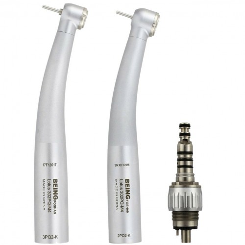 Dental Handpiece Dental Turbine Handpiece 302PQ/303PQ Dental High Speed Push Button Handpiece with KAVO Coulper