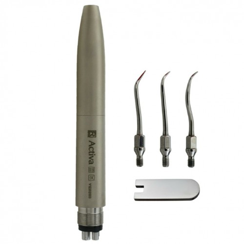 Ultrasonic Cleaner Dental Scaler Dental Air Powered Sonic Scaler Handpiece Midwest 4 Holes
