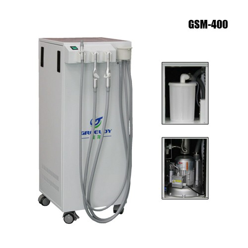 Dental Unit Moible Intraoral Dental Suction Unit Portable Oral Suction Machine Vacuum Pump 400L/min