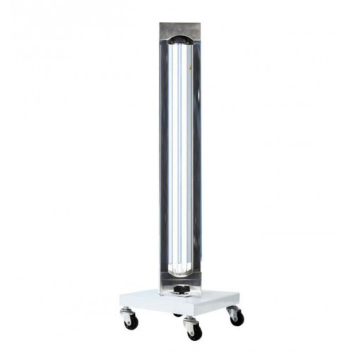 150W Mobile UV + Ozone Disinfection Trolley UVC Lamp Sterilization Lamp Ultraviolet Germicidal Light Trolley UV Sterilizer
