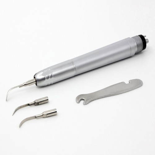 Ultrasonic Cleaner Dental Scaler Professional Dental Air Scaler with 3 Tips Mental handle