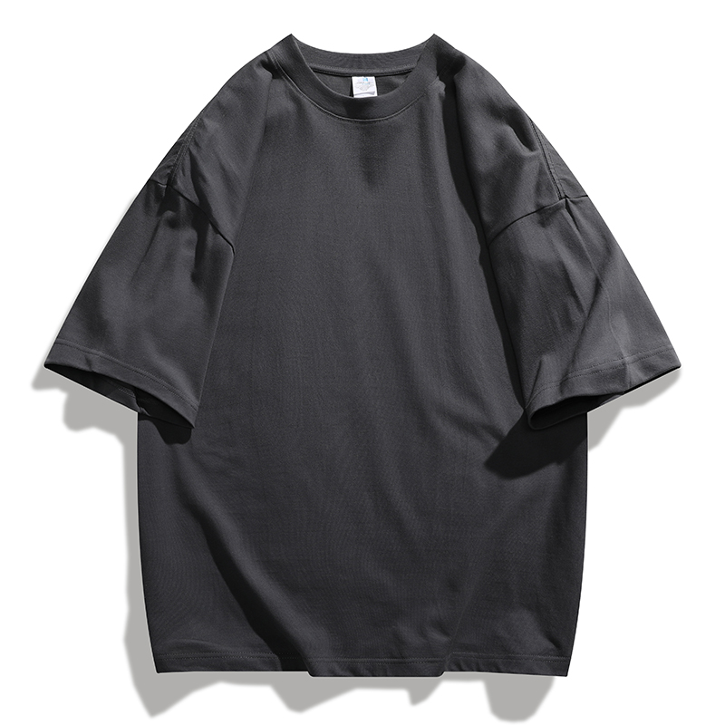 Round 240 Gsm Oversized T Shirts, Half Sleeves, Plain at Rs 210