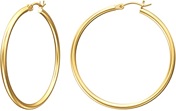 Gold Hoop Earrings for Women-DaoMao