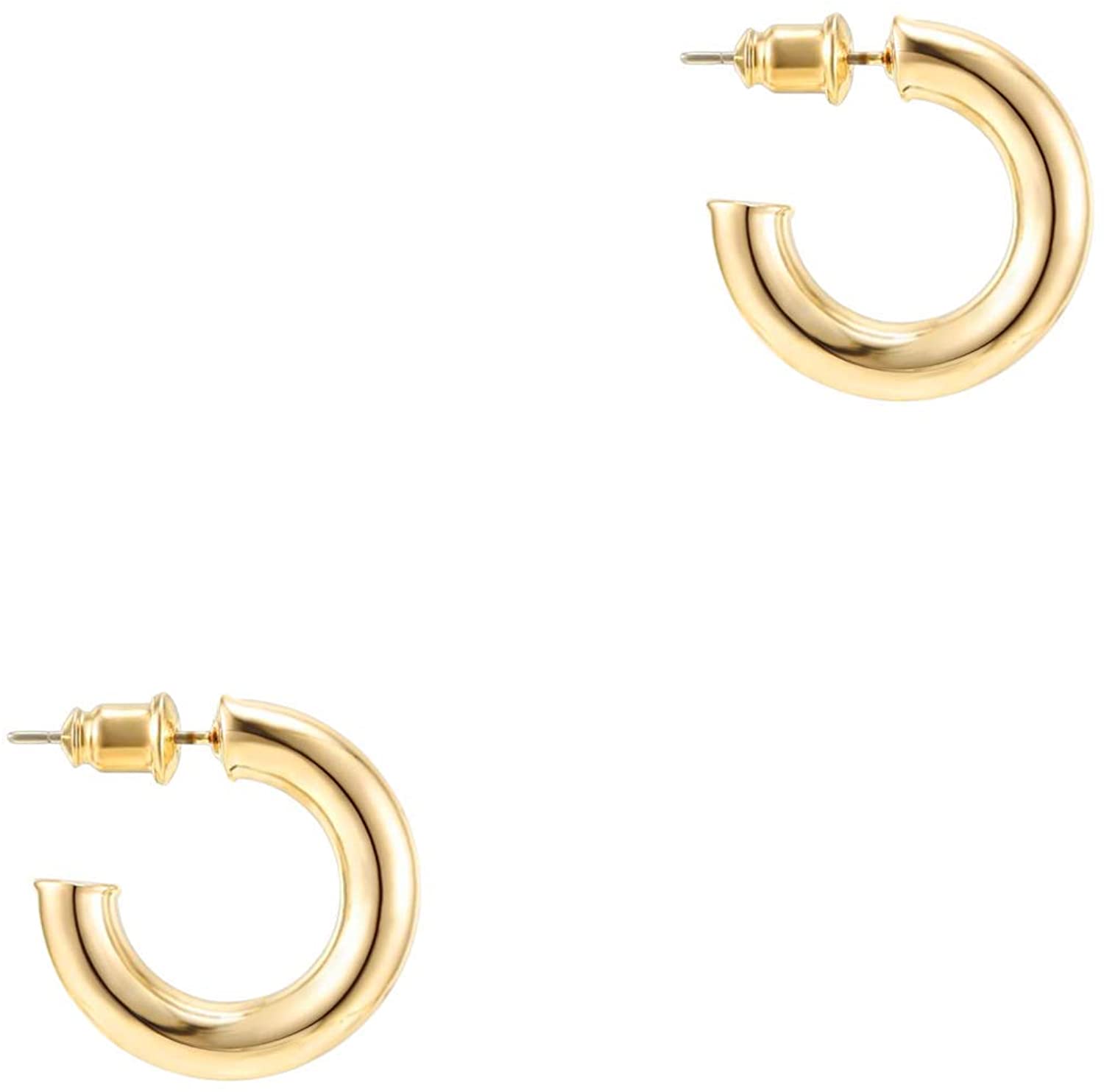 Gold Hoop Earrings -DaoMao