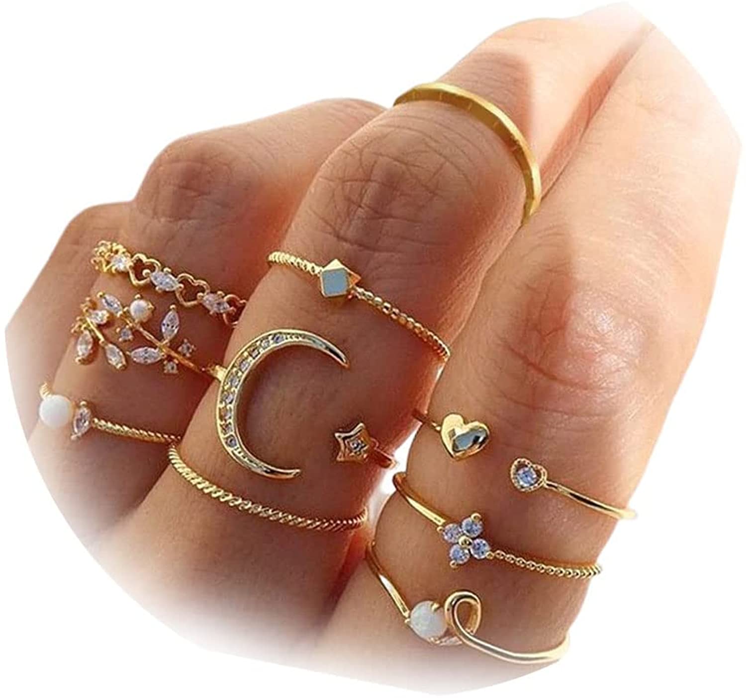Gold Stacking Rings for Women-DaoMao