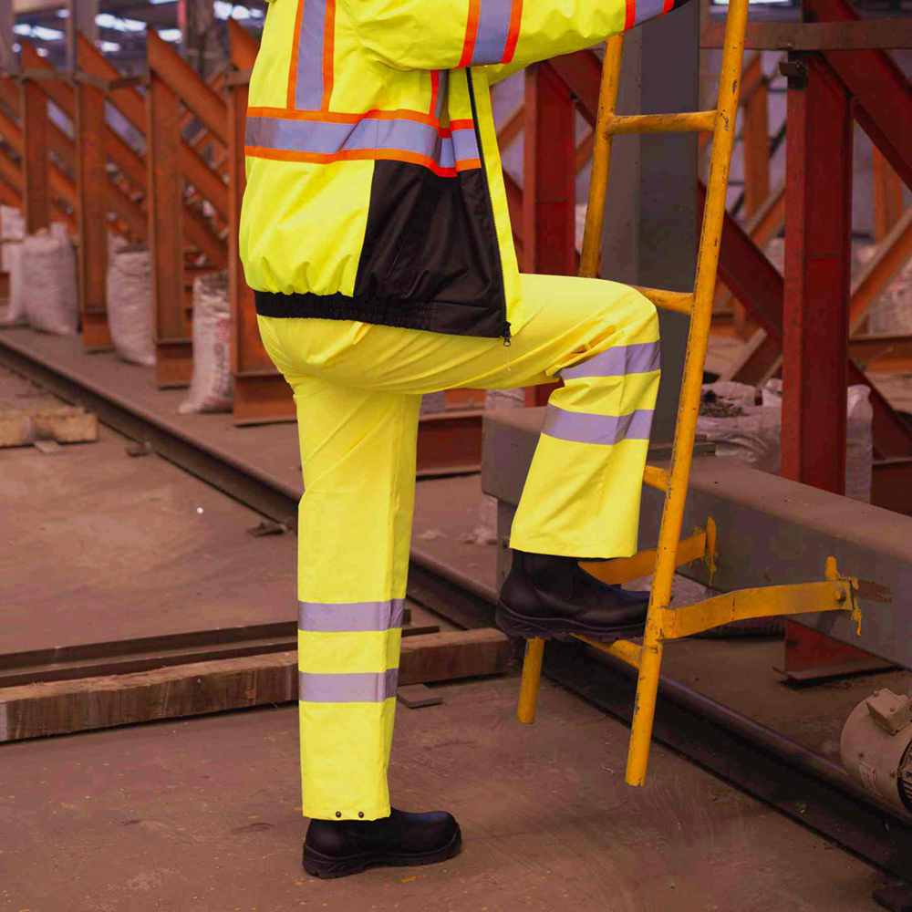 SUREWAY Men's Slip-On Work Boots for Men,Upgraded Slip/Water Resistant,Static Dissipative,Fire Station Mechanic Romeo Chelsea Work Boots for Men,Industrial Construction Boots/Shoes 