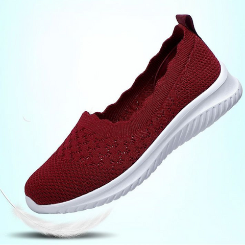 Women Slip On Stretch Knit Shoes