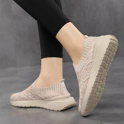Onecomfy Women Orthopedic Comfortable Slip-on Walking Shoes