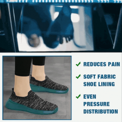 Onecomfy Women Orthopedic Comfortable Slip-on Walking Shoes