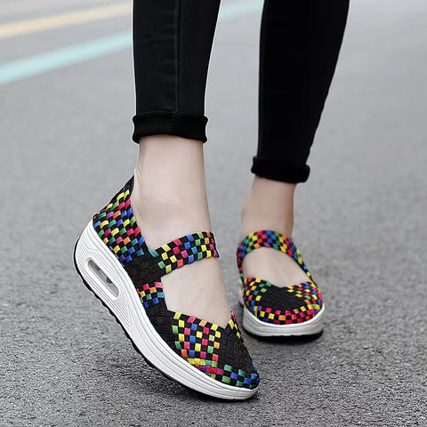 Oneomfy Women Air Cushion Orthopedic Walking Shoes