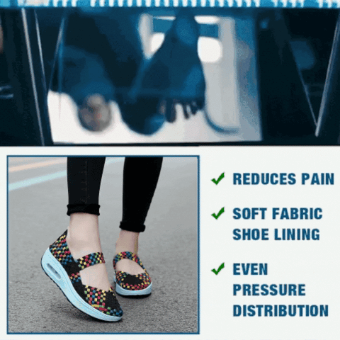 Oneomfy Women Air Cushion Orthopedic Walking Shoes