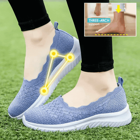 Women Slip On Stretch Knit Shoes