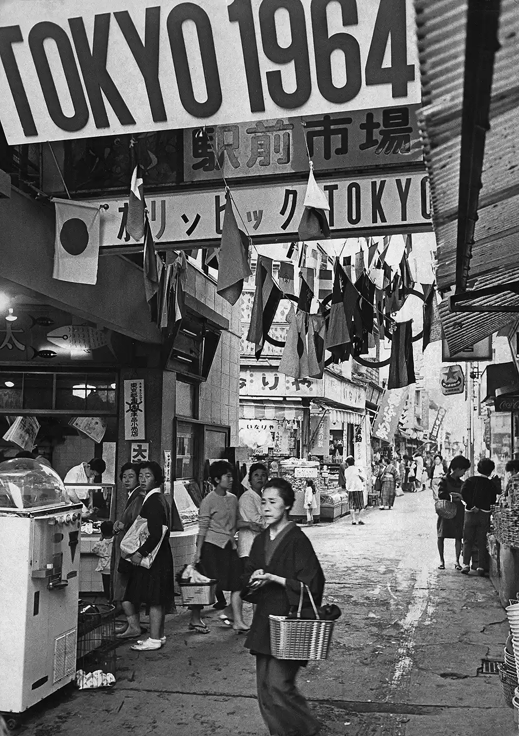 The streets of Japan on the eve of the 1964 Tokyo Olympics