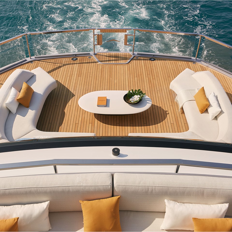 Burmese teak is a popular choice for yacht decks