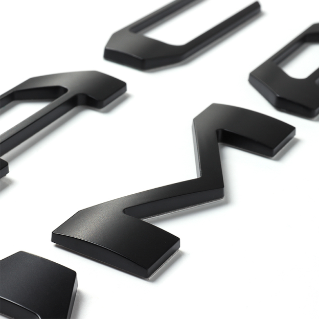 3D Tailgate Insert Emblem Fit For Tacoma Letter 2016-2022 Matte Black Badges