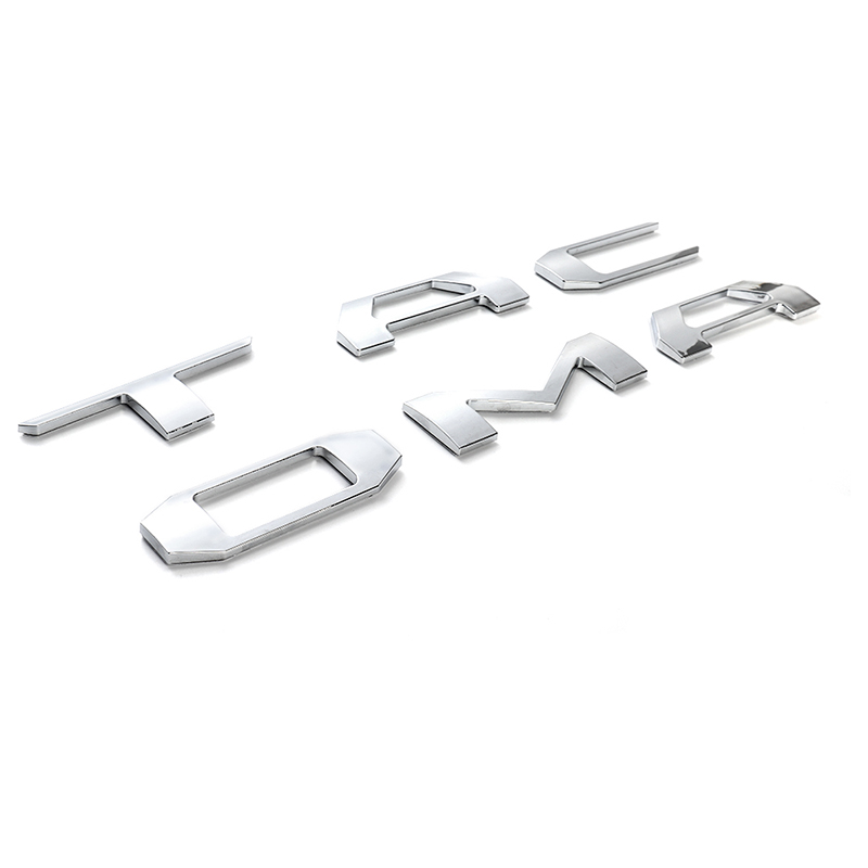 3D Tailgate Insert Emblem Fit For Tacoma Letter 2016-2022 Matte Black 