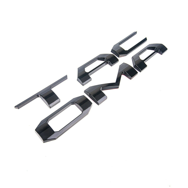 3D Tailgate Insert Emblem Fit For Tacoma Letter 2016-2022 Matte Black Badges