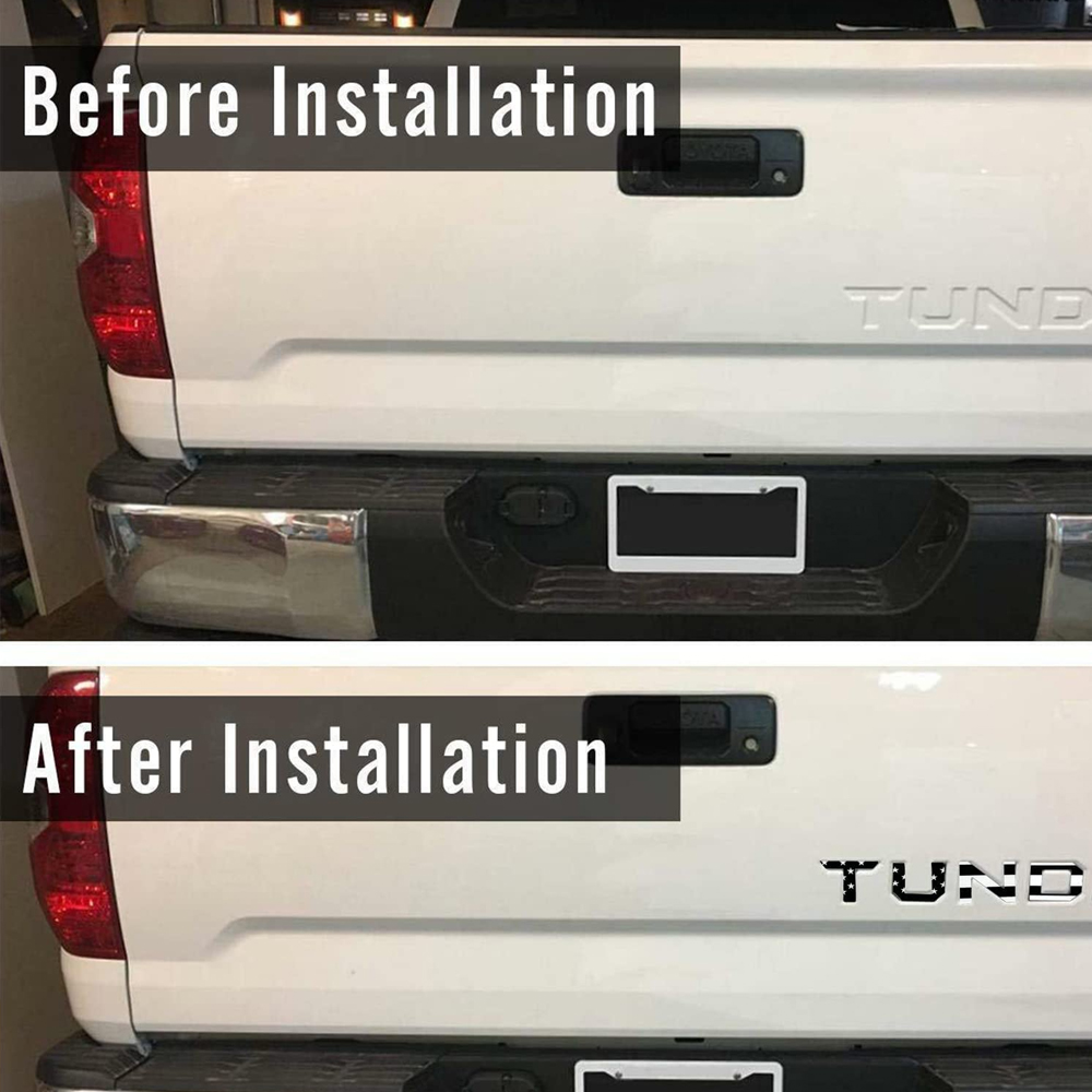 3D Tailgate Insert Letter Emblem For TUNDRA 2014-2021