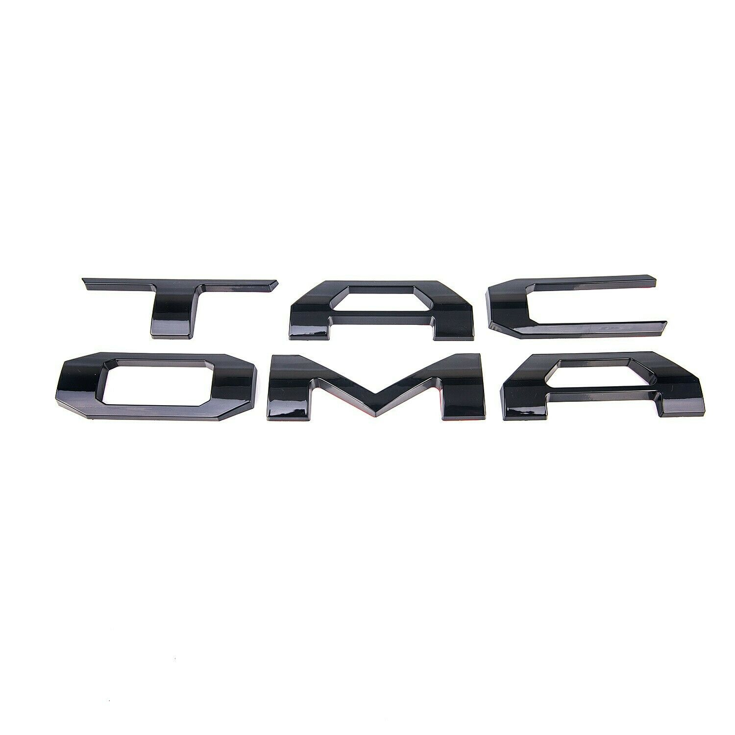 3D Tailgate Insert Emblem Fit For Tacoma Letter 2016-2022 Matte Black 