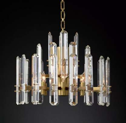 Bonningtong Crystal Round Chandelier 24"