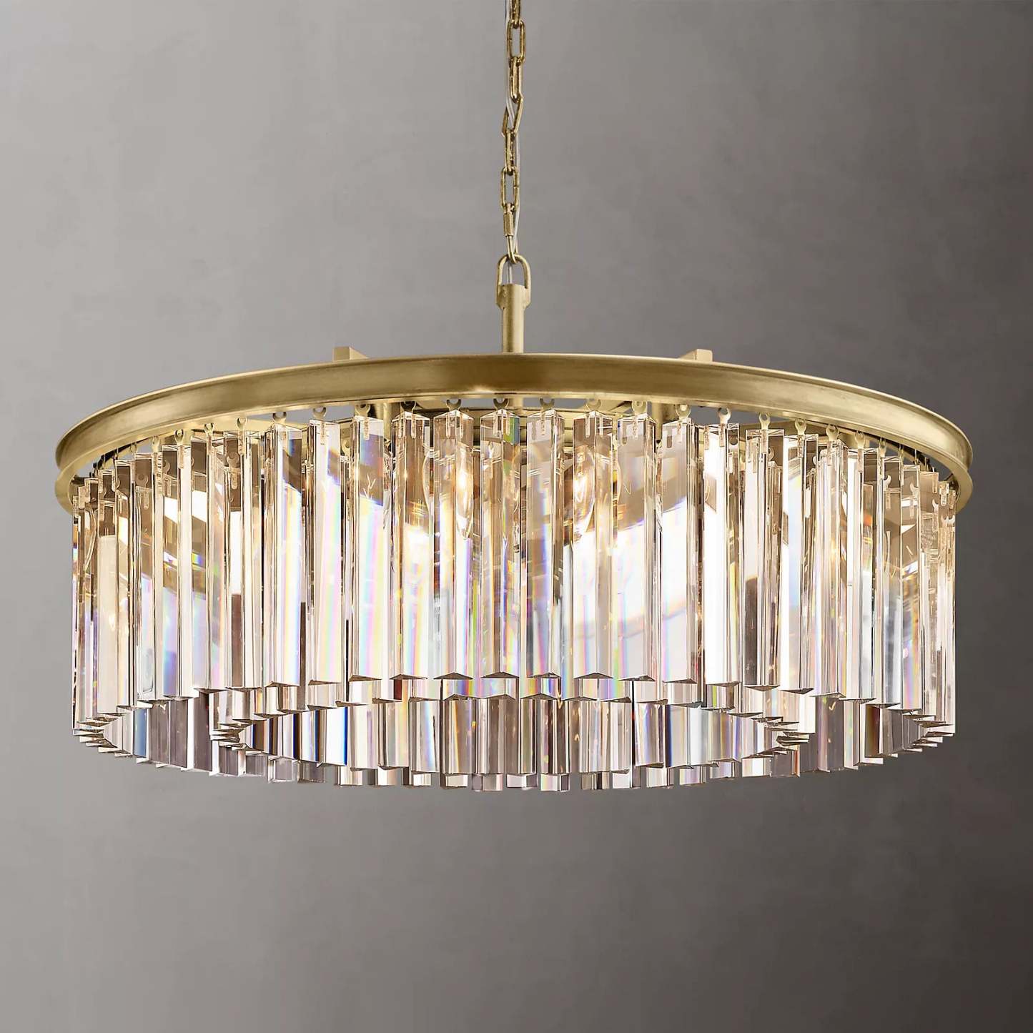Odeon Crystal Round Chandelier 32"