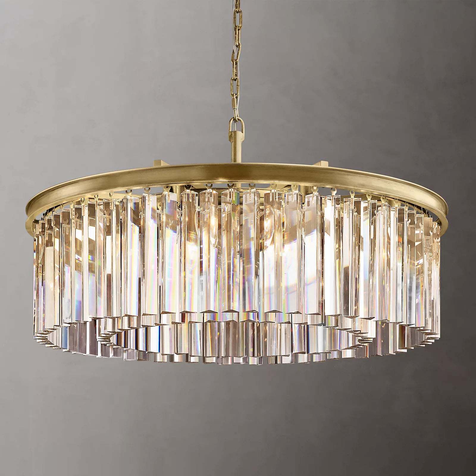 Odeon Crystal Round Chandelier 32"