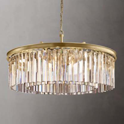 Odeon Crystal Round Chandelier 32"
