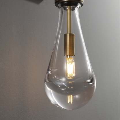 Rain Glass Wall Sconce Cord
