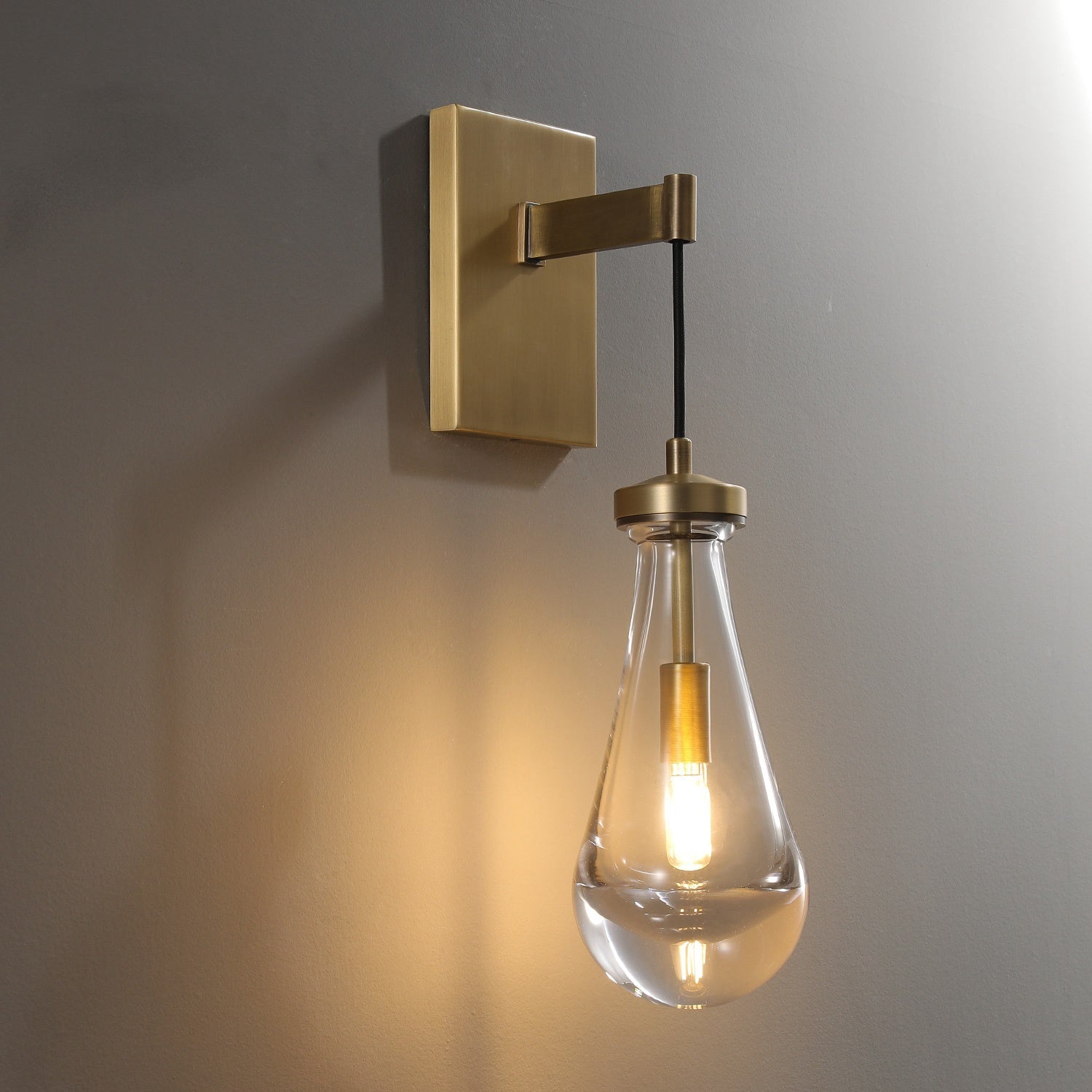Rain Glass Wall Sconce Cord