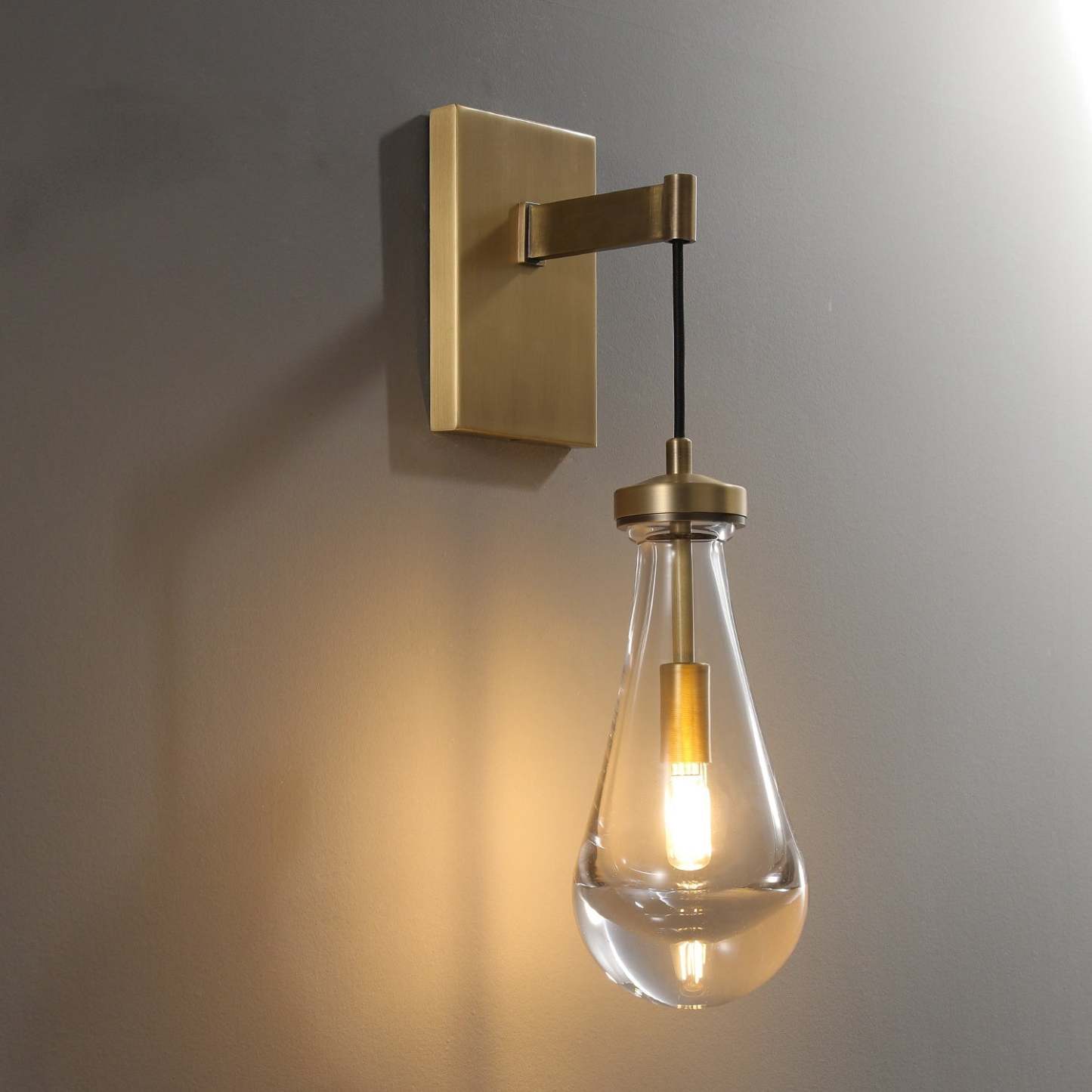Rain Glass Wall Sconce Cord