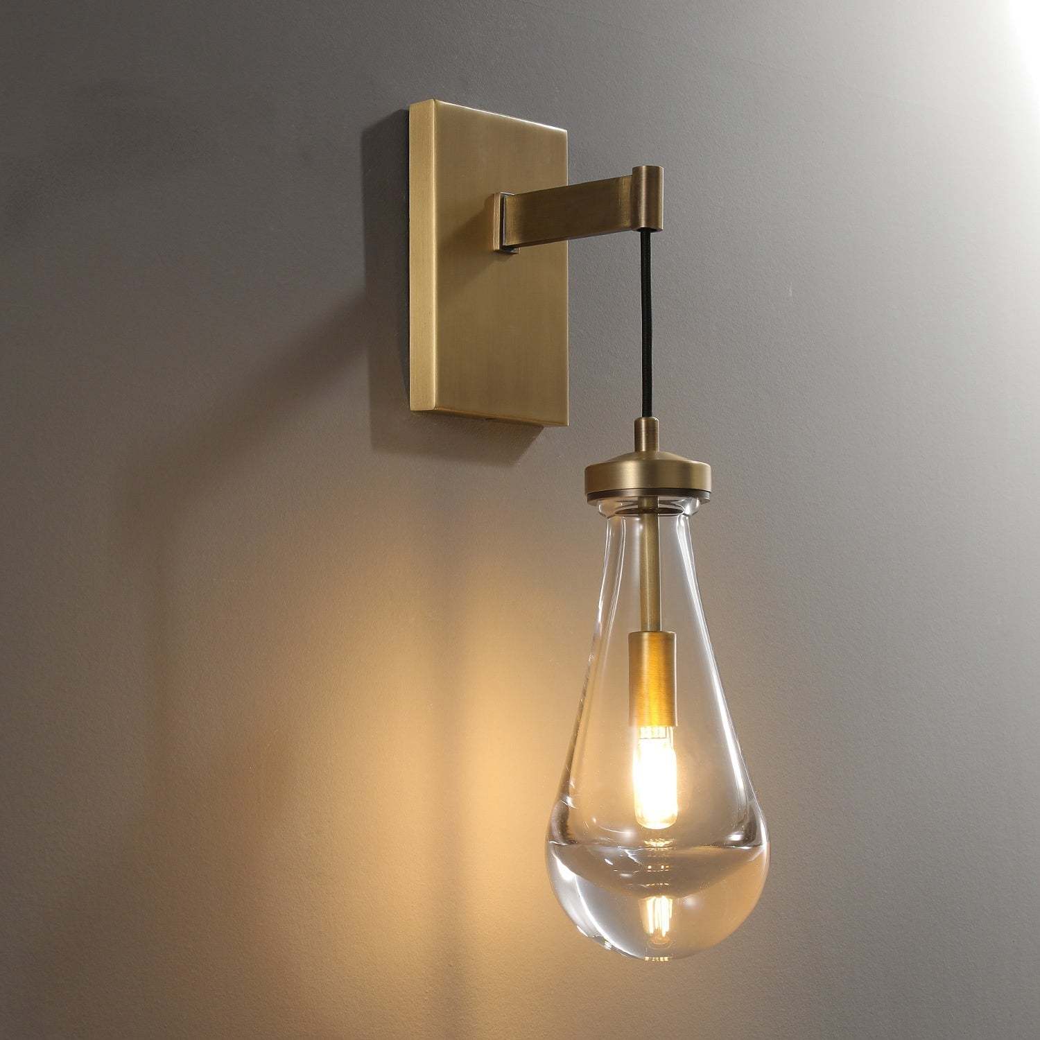 Rain Glass Wall Sconce Cord